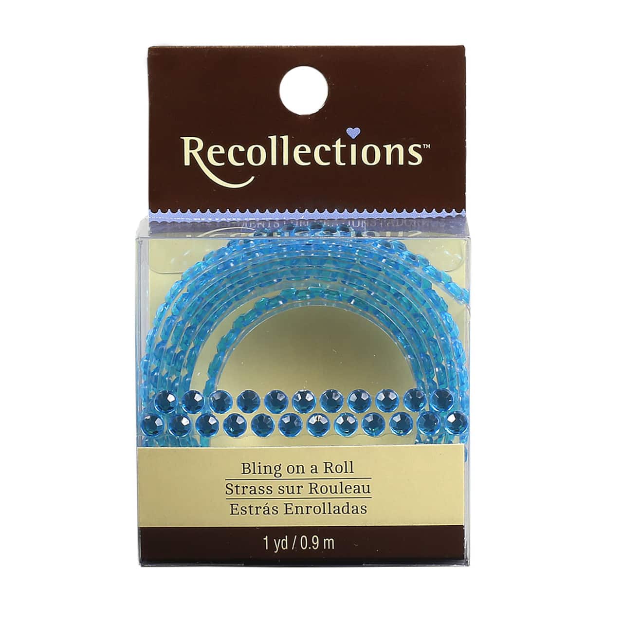 12 Pack: Double Row Rhinestones Stickers by Recollections™ Bling on a Roll™